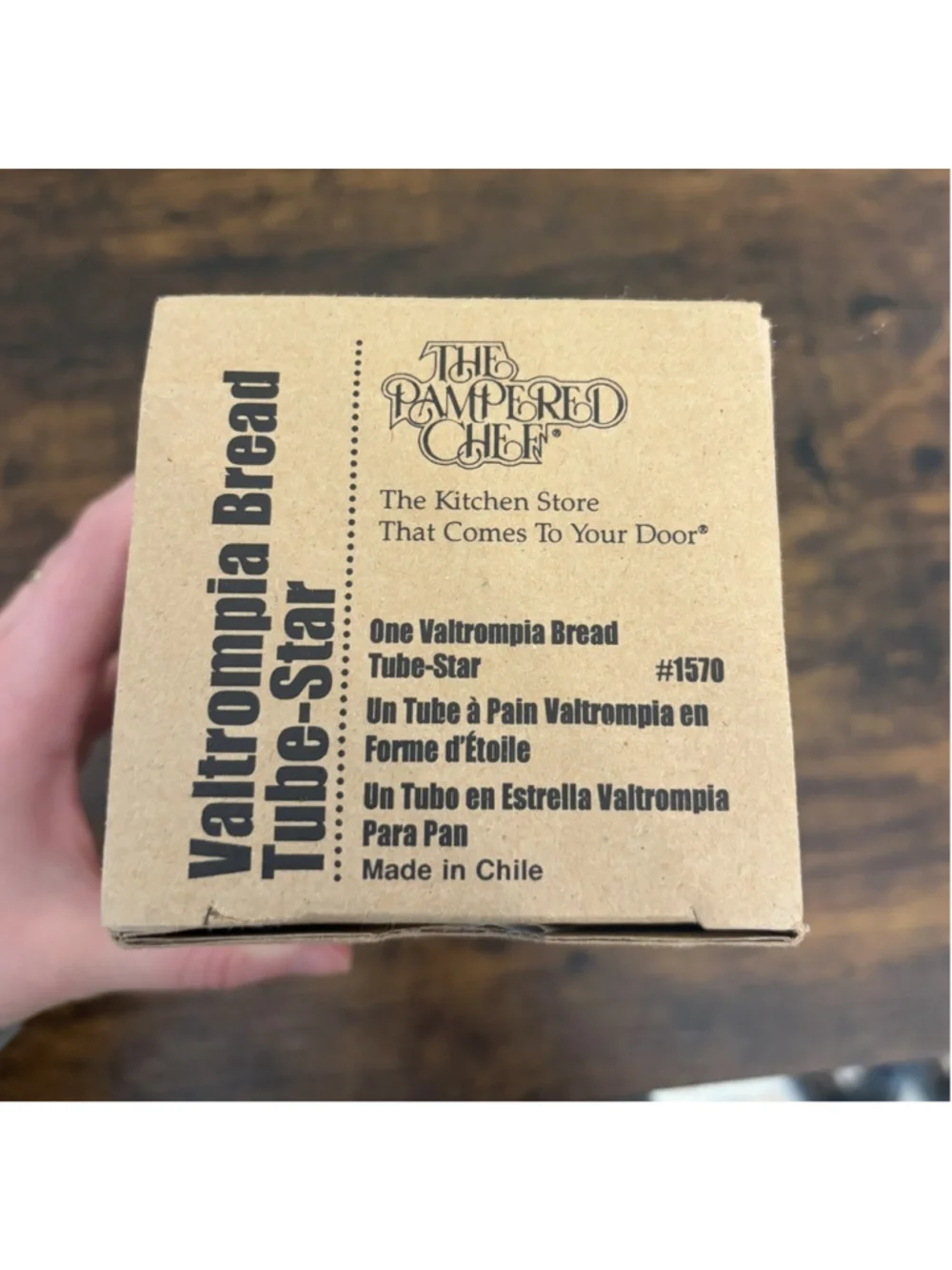 The Pampered Chef Valtrompia Bread Tube Star Item #1570